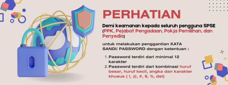 Perubahan Password Pelaku Pengadaan